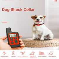 Thumbnail for Orange Remote Dog Training Collar with Adjustable Shock and Vibration - Rechargeable, Waterproof, 2 Channels for Small to Large Dogs