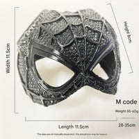 Thumbnail for Size M Black DIY 3D Printed Spider-Man Cat Mask - Mini Decorative Half-Face Mask for Pets