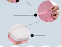 Thumbnail for Pink Portable Multi-Purpose Baby Bed and Diaper Backpack - Lightweight, Waterproof, Canvas + Polyester Material, Travel Essential for Moms(With mosquito net and small toys)