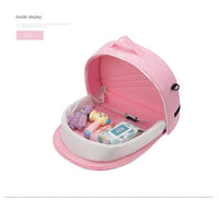 Thumbnail for Green Portable Multi-Purpose Baby Bed and Diaper Backpack - Lightweight, Waterproof, Canvas + Polyester Material, Travel Essential for Moms(With mosquito net and small toys)