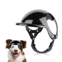Thumbnail for Size M Black Pet Safety Helmet - Stylish Protective Headgear for Dogs