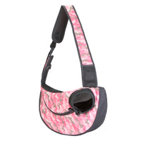 Thumbnail for Size S Pink Lightweight Single Shoulder Pet Sling Bag -  Stylish Durable Oxford Fabric Carrier