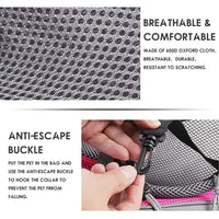 Thumbnail for Size S Pink Lightweight Single Shoulder Pet Sling Bag -  Stylish Durable Oxford Fabric Carrier