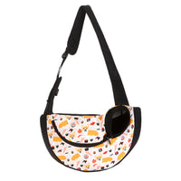 Thumbnail for Size L Yellow Dog Pattern Lightweight Single Shoulder Pet Sling Bag -  Stylish Durable Oxford Fabric Carrier