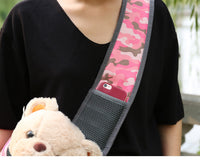 Thumbnail for Size L Yellow Dog Pattern Lightweight Single Shoulder Pet Sling Bag -  Stylish Durable Oxford Fabric Carrier