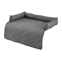 Thumbnail for 90*90CM Grey Waterproof & Scratch-Resistant Pet Sofa Protector Mat with Pillow | Cat & Dog Bed, Washable, All-Season