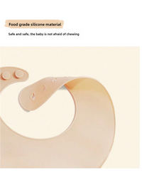 Thumbnail for Cherry Pattern Beige Soft and Safe Silicone Baby Feeding Set – Bib, Bowl, and Spoon Combo for Mess-Free Meals