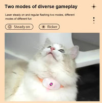 Thumbnail for 3 Pcs Green Smart Laser Pointer Collar for Cats – Automatic Interactive Toy with Two Play Modes