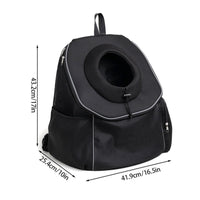 Thumbnail for Purple Breathable Mesh Pet Carrier Backpack - Head-Out Design for Small Dogs & Cats, Ventilated Travel Hiking Carrier Bag with Front Entry & Pockets