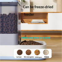 Thumbnail for Blue 2-in-1 Automatic Pet Water and Food Dispenser - Gravity Feeder for Cats and Dogs