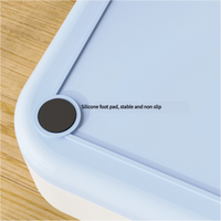 Thumbnail for Blue 2-in-1 Automatic Pet Water and Food Dispenser - Gravity Feeder for Cats and Dogs