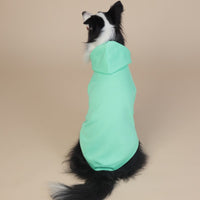 Thumbnail for 9XL Green Cute Dog Hoodie with Adjustable Drawstring - Available in Various Sizes