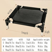 Thumbnail for S Breathable and Cooling Elevated Pet Bed - Perfect for Dogs, Provides Comfort and Airflow