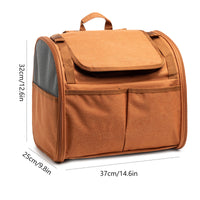 Thumbnail for Grey Pet Carrier Backpack - Comfortable and Stylish for Cats and Small Dogs