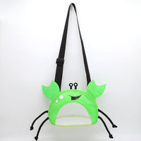 Thumbnail for 3 PCS Green Cute Crab Mesh Beach Bag for Kids - Shell Collecting Sand Toy Bag for Toddlers