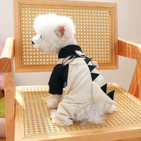 Thumbnail for XL Beardie Bib Pants Four-Legged Dog Clothes - Spring/Summer Pet Outfit, Soft & Breathable