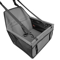 Thumbnail for Dark Gray Portable Pet Car Seat for Dogs and Cats - Adjustable Car Seat Cover, Pet Travel Car Carrier with Safety Belt