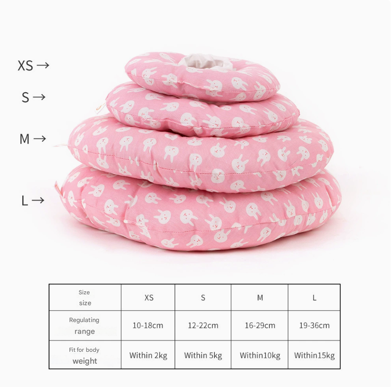 2 pcs Lion Soft Pet Recovery Collar - Comfortable Anti-Lick Cone for Cats & Dogs Size XS