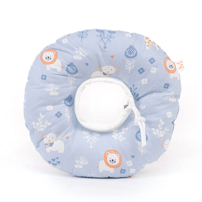 2 pcs Lion Soft Pet Recovery Collar - Comfortable Anti-Lick Cone for Cats & Dogs Size M