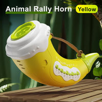 Thumbnail for Yellow Interactive Animal Sound Whistle Horn for Kids – Lung Capacity Training and 30+ Sound Effects Toy
