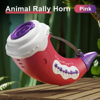 Thumbnail for Pink Interactive Animal Sound Whistle Horn for Kids - Lung Capacity Training and 30+ Sound Effects Toy