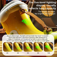 Thumbnail for Pink Interactive Animal Sound Whistle Horn for Kids - Lung Capacity Training and 30+ Sound Effects Toy