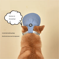 Thumbnail for Size S Pink Adjustable Pet Baseball Cap for Cats and Dogs - Cute Sun Protection Hat for Outdoor Adventures