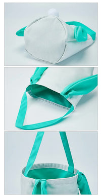 Thumbnail for Orange Adorable Easter Bunny Ear Tote Bag - Stylish Rabbit-Themed Candy Bag