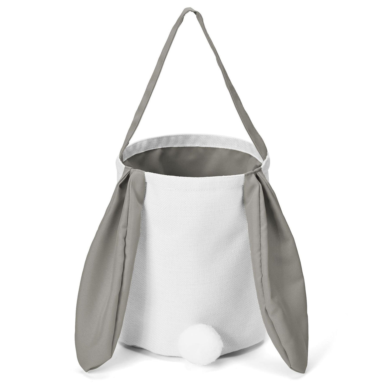 Grey Adorable Easter Bunny Ear Tote Bag - Stylish Rabbit-Themed Candy Bag