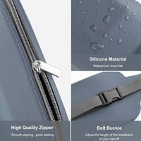 Thumbnail for Green Silicone Pet Treat Pouch for Dog Training - Portable Waist Bag with Waste Bag Holder