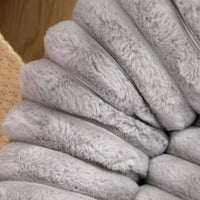 Thumbnail for Beige Plush Pet Bed - 40cm Round Dog & Cat Mat, Cozy PP Cotton Filled, Comfortable Pet Supplies