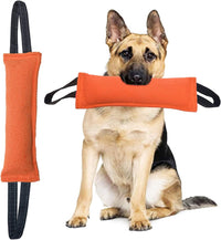 Thumbnail for Orange Durable 2-Pack Tug-of-War Dog Training Toy - Tear-Resistant, Safe & Interactive for All Breeds