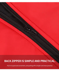 Thumbnail for Size 3XL Red Reflective Winter Dog Jacket - Warm & Waterproof Outdoor Coat for Large Breeds