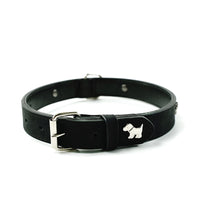 Thumbnail for 2 PCS Black Soft Leather Dog Collar - Adjustable & Durable for Medium/Large Dogs M-(58*2.5cm)