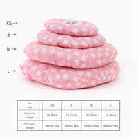 Thumbnail for 2 pcs Small Chrysanthemum Pet Recovery Collar - Comfortable Anti-Lick Cone for Cats & Dogs Size XS