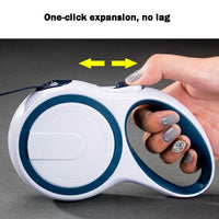 Thumbnail for Rose Red 3M Pet Leash Retractable - Tangle-Free, Extendable Pet Leash for Walking