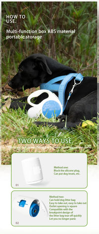 Thumbnail for Black 5M Retractable Dog Leash - With Small Box, Suitable For Small And Medium Dogs