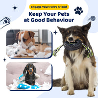 Thumbnail for Green Interactive Tire Rope Dog Toy - Heavy Duty Chew Toy for Dental Health & Play