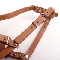 Thumbnail for Brown Metal Basket Dog Muzzle - Anti-Bite & Anti-Barking - L