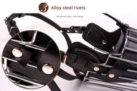 Thumbnail for Black Metal Basket Dog Muzzle - Anti-Bite & Anti-Barking - XL