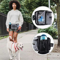 Thumbnail for Multi-Function Dog Training Belt Bag with Water Bottle Holder - Grey