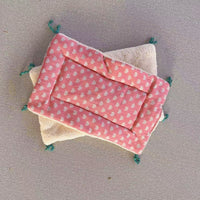 Thumbnail for Tie-On Cat Cage Platform Pad - Pink heart pattern (30x50cm)