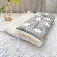 Thumbnail for Cat Cage Platform Mat - Rabbit pattern on Gray background (40x60cm)
