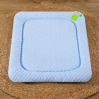 Thumbnail for Blue Breathable Cooling Pet Mat - Ice Bean Summer Bed for Small Dogs (S : 35x47cm)