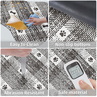 Thumbnail for Brown And White Pet Feeding Mat 35x50cm - Anti-Slip, Durable Diatom Mud Mat for Dogs and Cats, Easy to Clean