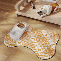Thumbnail for Yellow And White Pet Feeding Mat 50x70cm - Anti-Slip, Durable Diatom Mud Mat for Dogs and Cats, Easy to Clean