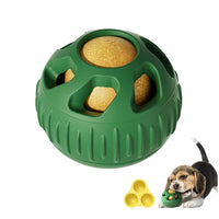 Thumbnail for Red Ball and Yellow Mold Pet Treat Dispensing Ball and Molding Set - Silicone Dog Chew Toy for Teeth Cleaning and Boredom Relief
