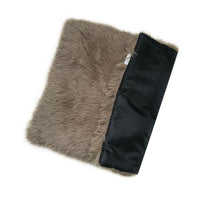 Thumbnail for Brown Plush Pet Mat for Dogs and Cats - 50x70cm, Anti-Slip, Warm and Cozy for Autumn and Winter