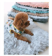 Thumbnail for Light Grey Plush Pet Mat for Dogs and Cats - 70x100cm, Anti-Slip, Warm and Cozy for Autumn and Winter