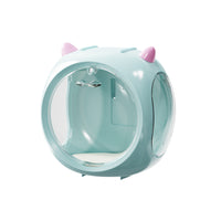 Thumbnail for Blue And Purple Horn Acrylic Blind Box Display Case - Transparent Dustproof Storage for Figures and Collectibles(The model is a shooting prop and is not included)